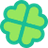 clover emoji